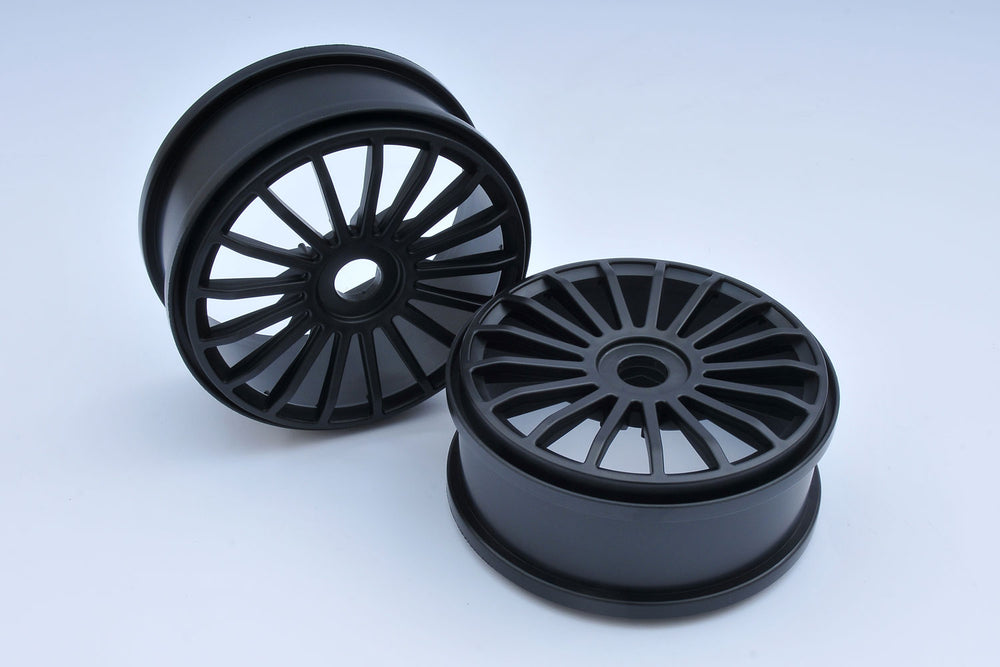 Felgen Schwarz "17-Speichen" 180mm