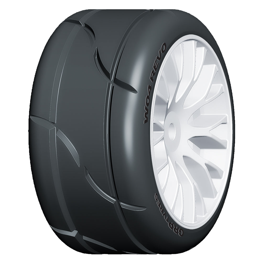 1:5 TC - W04 REVO - XM1 Soft - Mounted on New 20P White Wheel - 1 Pair
