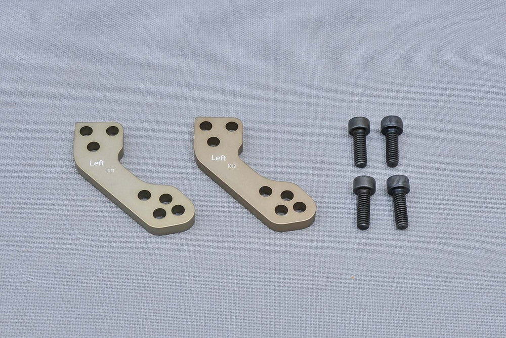 Aluminum wheel carrier / steering lever front replacement arms L/R (opt.)