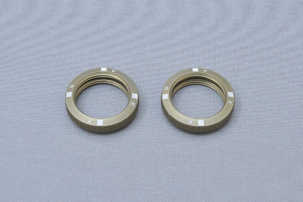 Stoßdämpfer Rändelschraube Feder Alu