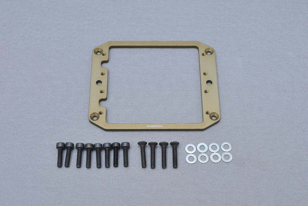 Rhino adapter plate for servo & electronics plate 2019