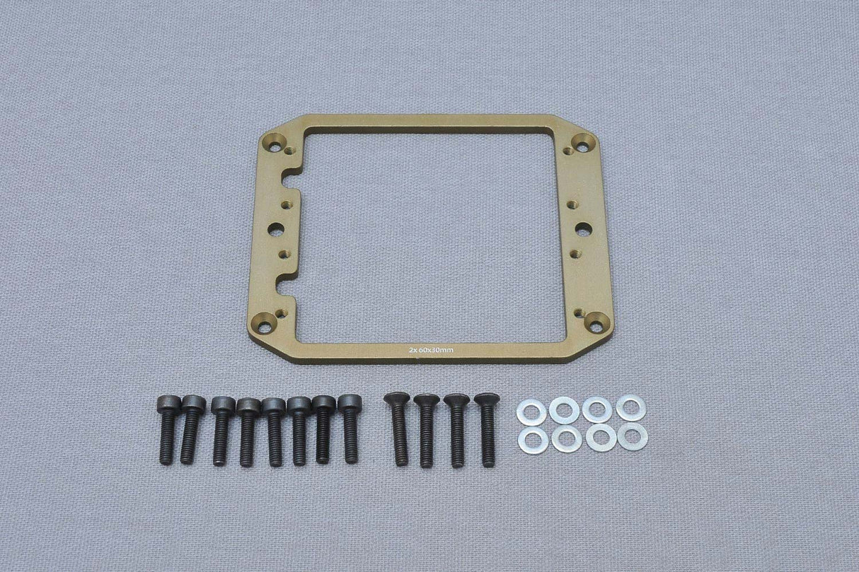 Rhino adapter plate for servo & electronics plate 2019