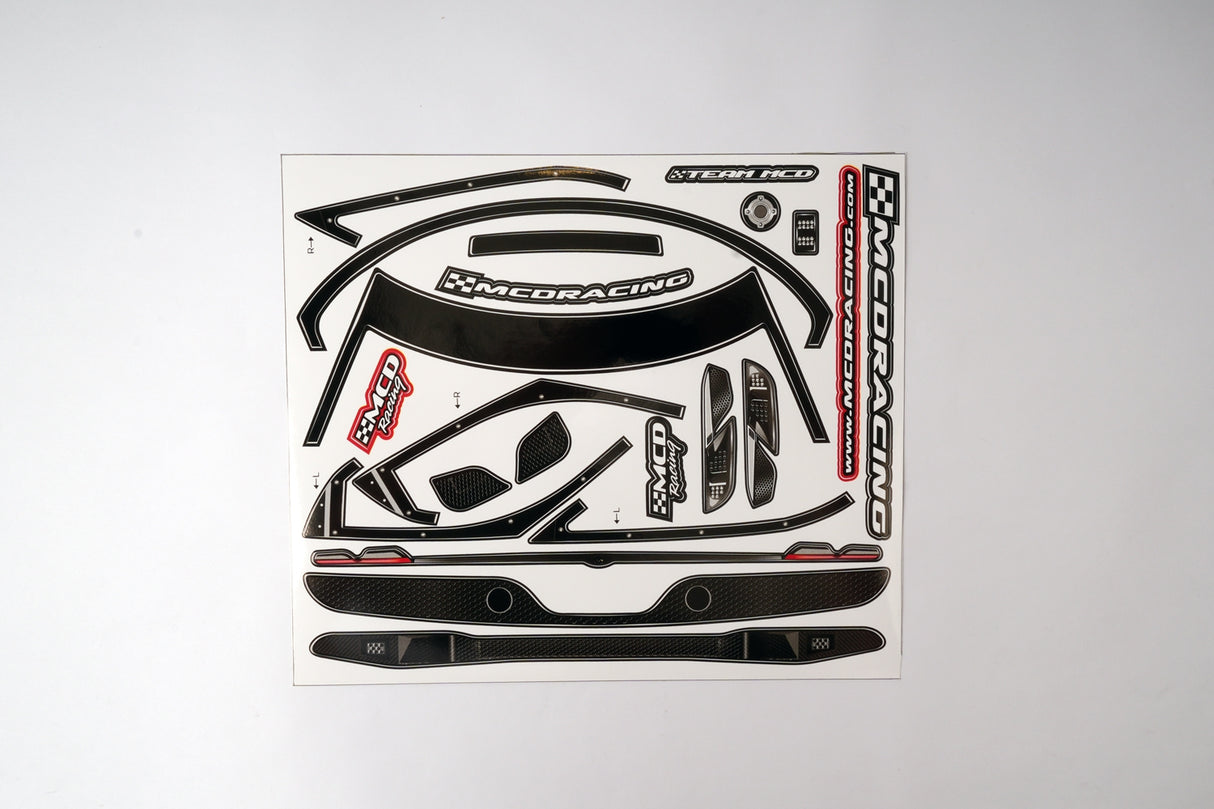 GT-F Body Basic Decal Set WB 325-340mm