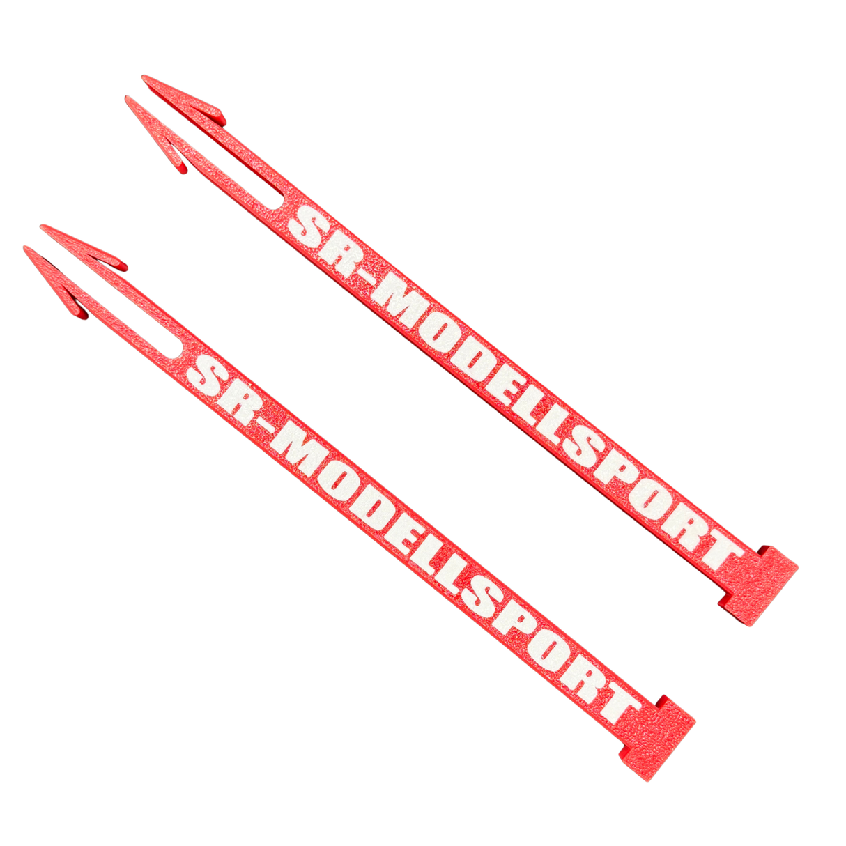 SR-Modellsport 1:6 Offroad Reifenhalter Rot | Passend für 24 mm MCD & GRP Felgen (2er Set)