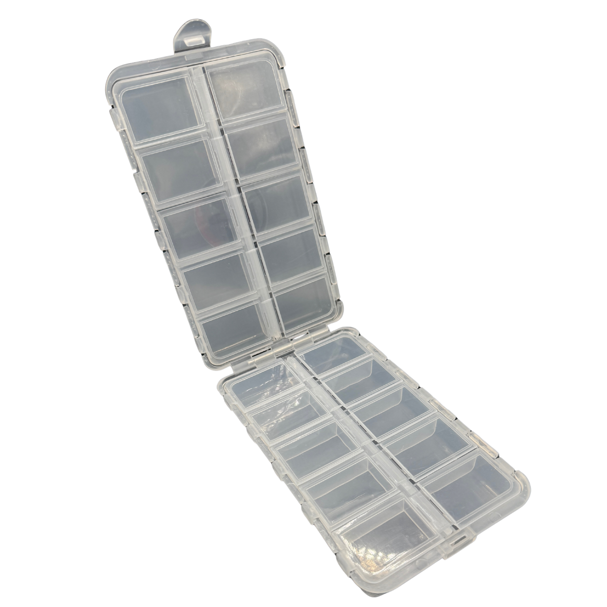 SR-Modellsport Kleinteilebox Doppelseitig Klappbar mit 20 Fächern / 17 x 9,6 x 4,1 cm