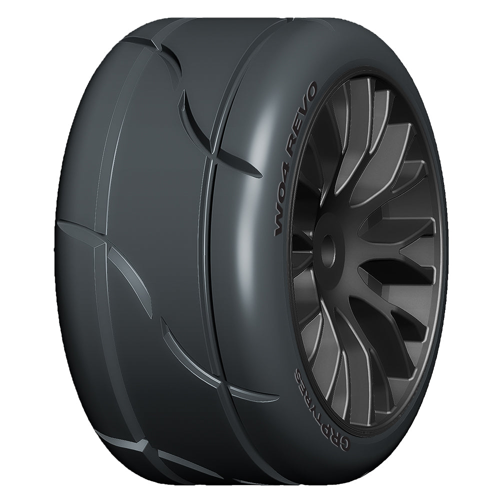 1:5 TC - W04 REVO - XM1 Soft - Mounted on New 20P Black Wheel - 1 Pair