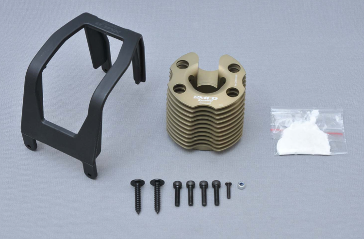 Zylinder Alu Kühlkörper & Schutzabdeckung Set für G230-G320