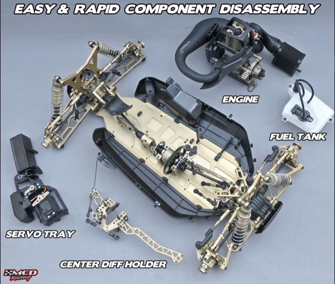 MCD RR5 Buggy Max Ultimate CF Chassis