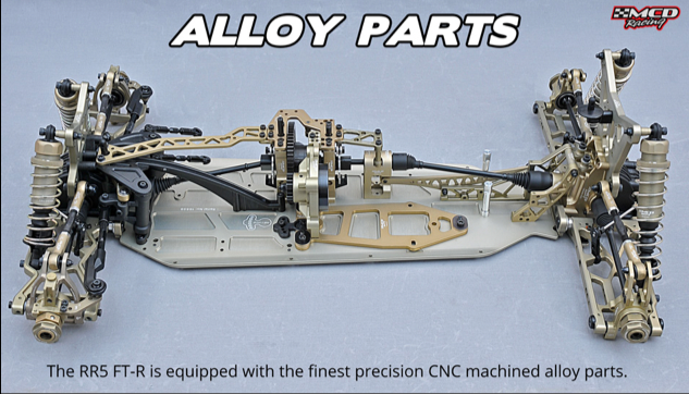 RR5 Buggy Max FT-R CF Rolling Chassis