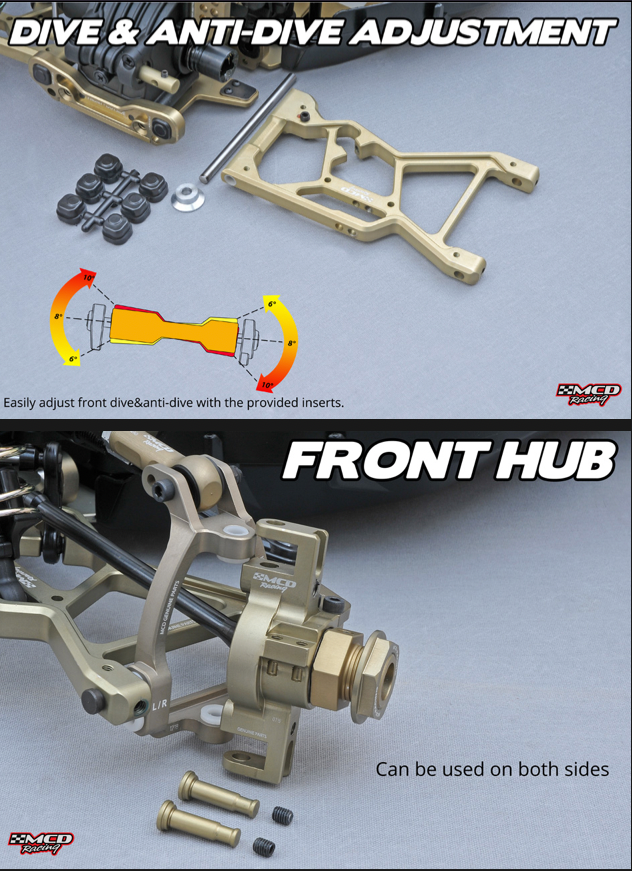 RR5 Buggy Max FT-R CF Rolling Chassis