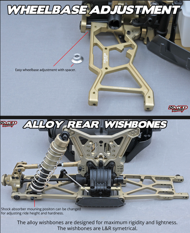 RR5 Buggy Max FT-R CF Rolling Chassis