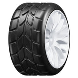 1:5 TC - W22 RAIN - XR1 UltraSoft Rain - Mounted on White Wheel - 1 Pair 