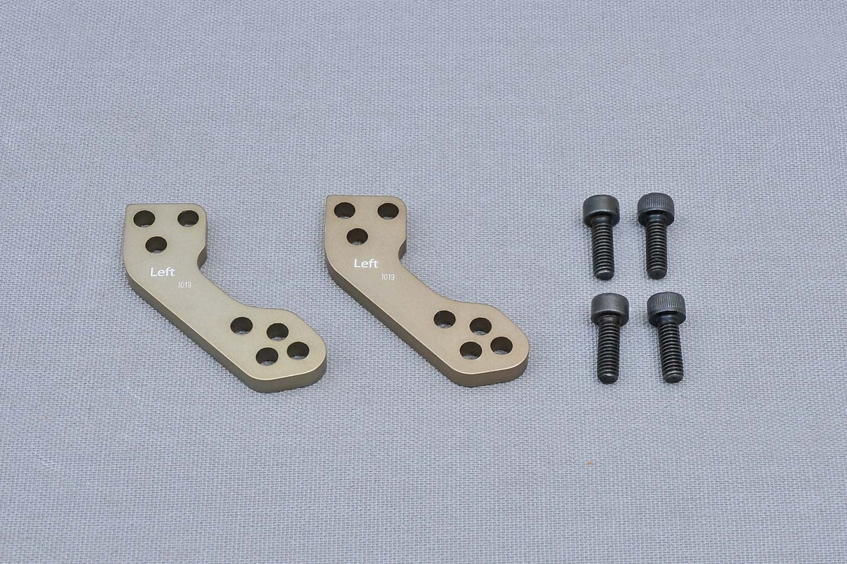 Aluminum wheel carrier / steering lever front replacement arms L/R (opt.)