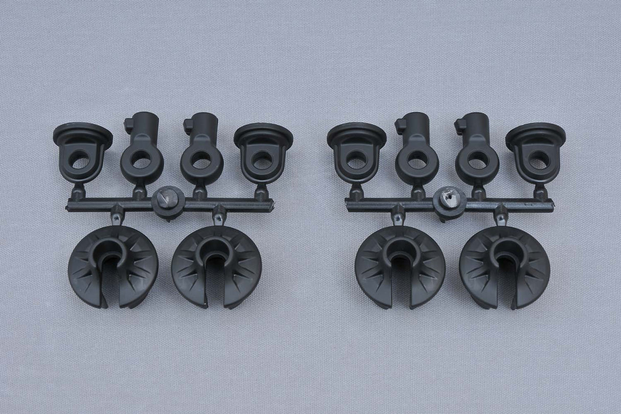 Shock absorber spring plate &amp; ball socket set