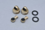 Shock absorber aluminum housing cap &amp; ball socket set (opt.)