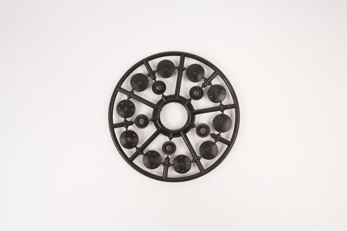 GT Shock Shaft Guide-Piston Set 1x0-2-4-6-8 Hole