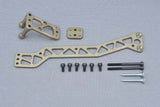Chassis Verstrebung Vorne-Mitte oben Alu Set (Opt.)