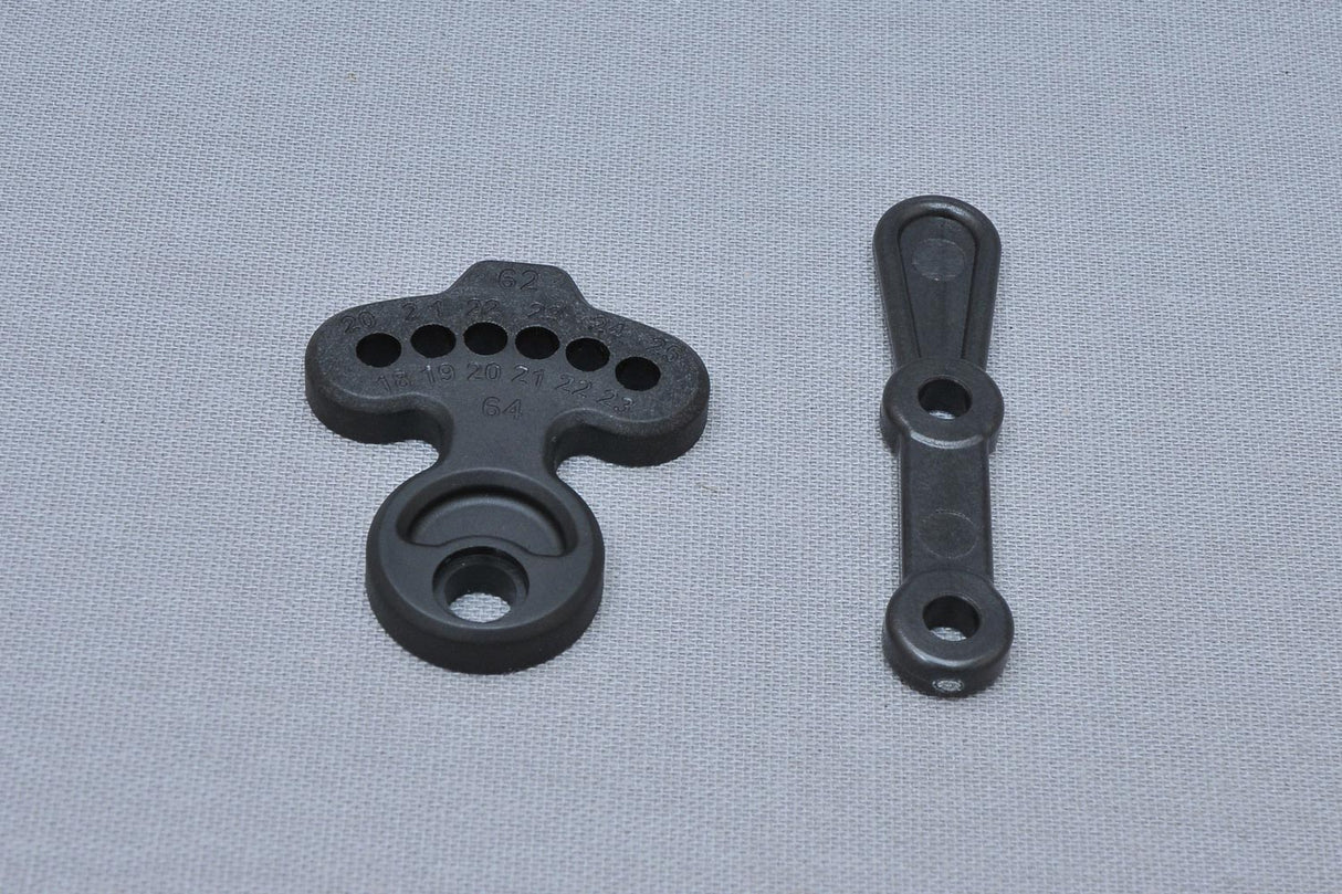 Ritzelspiel Einstellplatte & Getriebekasten/Verstrebung Abstandshalter