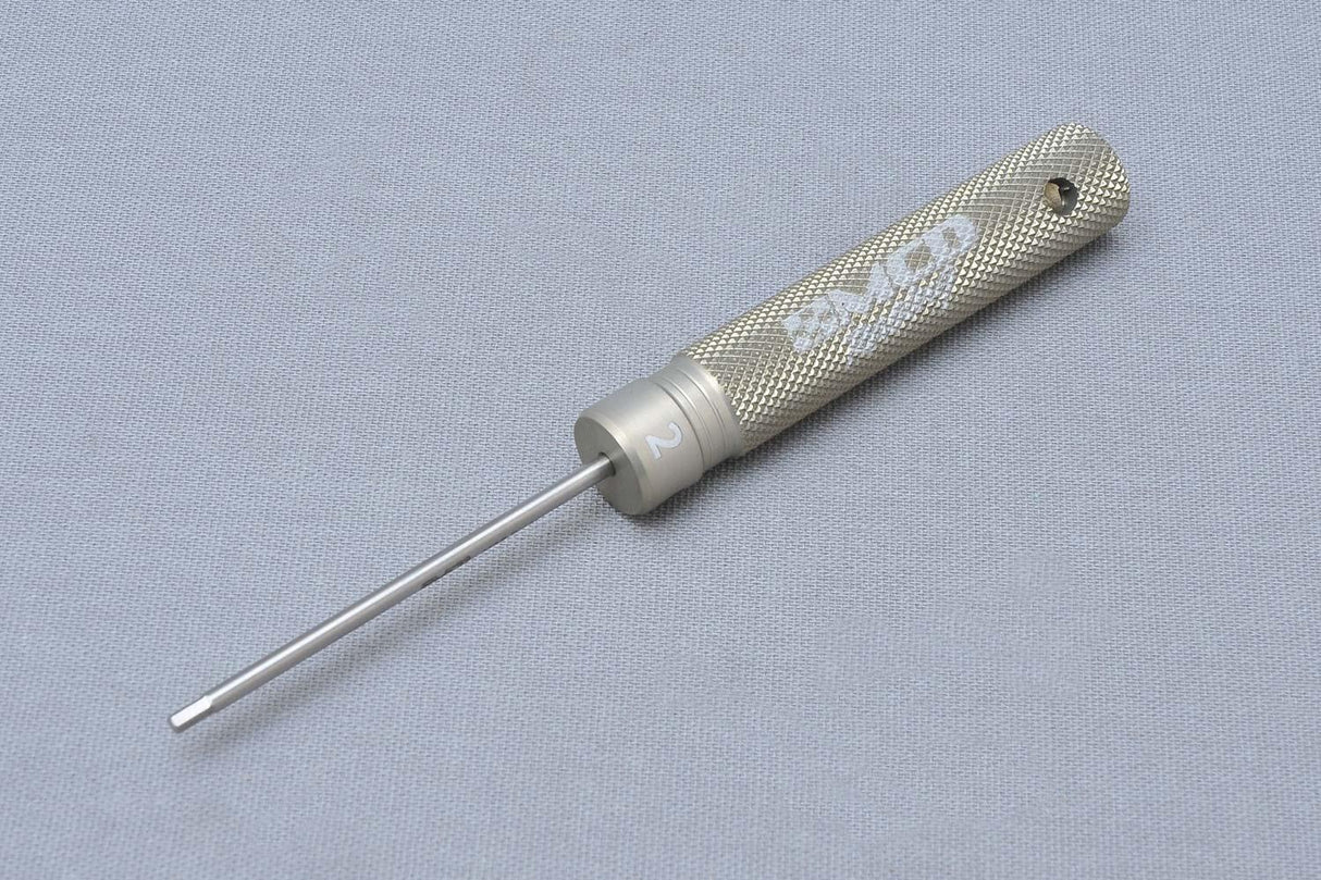 Innensechskant Schlüssel Alu 7075 HSS 2 mm