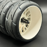 SR-Modellsport 1:8 GT Reifenhalter-Set Schwarz (2er Set)