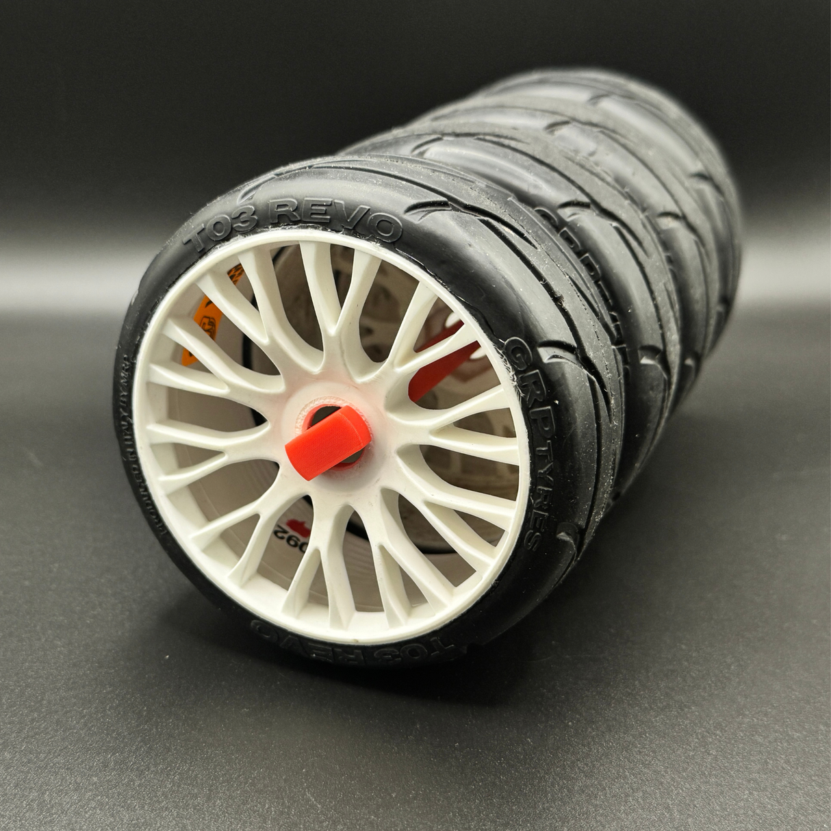 SR-Modellsport 1:8 GT Reifenhalter-Set Rot (2er Set)