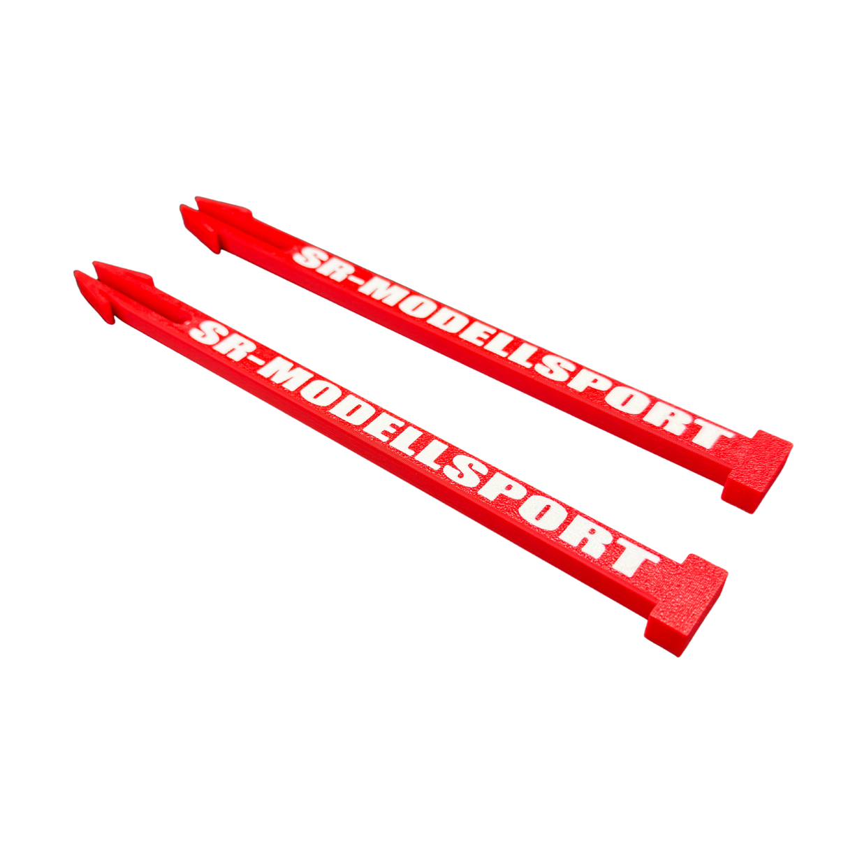 SR-Modellsport 1:6 Offroad Reifenhalter Rot | Passend für 24 mm MCD & GRP Felgen (2er Set)