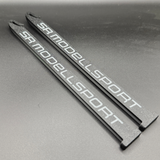 SR-Modellsport 1:6 Offroad Reifenhalter Schwarz | Passend für 24 mm MCD & GRP Felgen (2er Set)