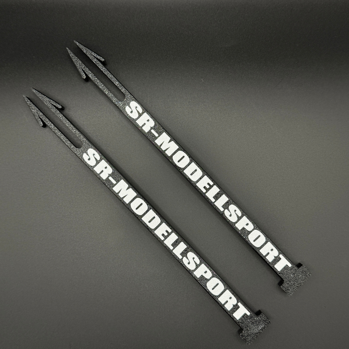 SR-Modellsport 1:6 Offroad Reifenhalter Schwarz | Passend für 24 mm MCD & GRP Felgen (2er Set)