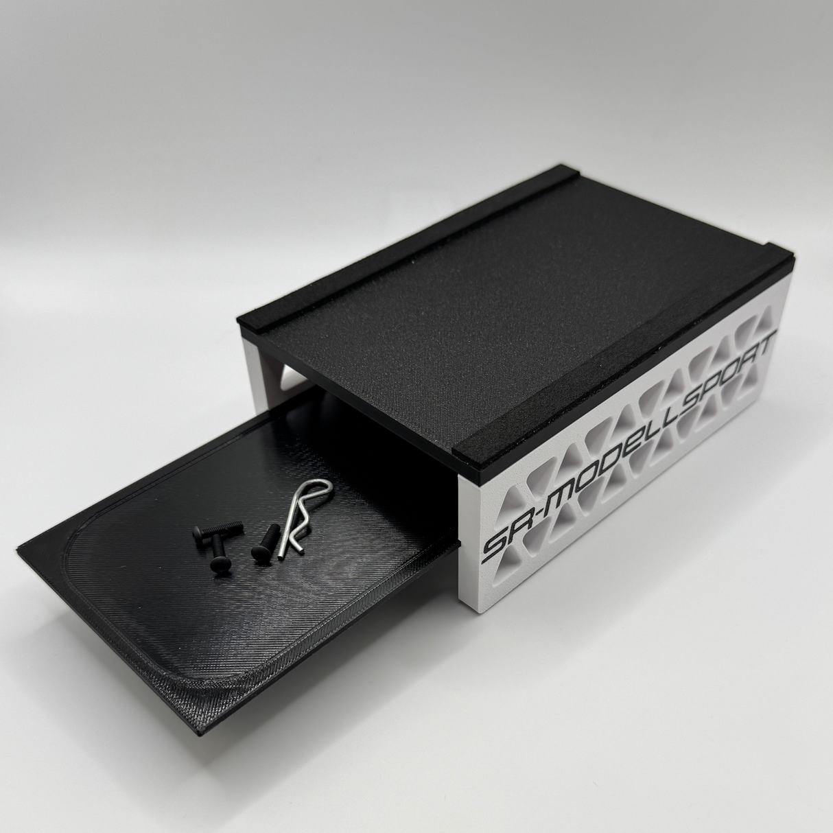 SR-Modellsport 1:8 Car Stand White/Black