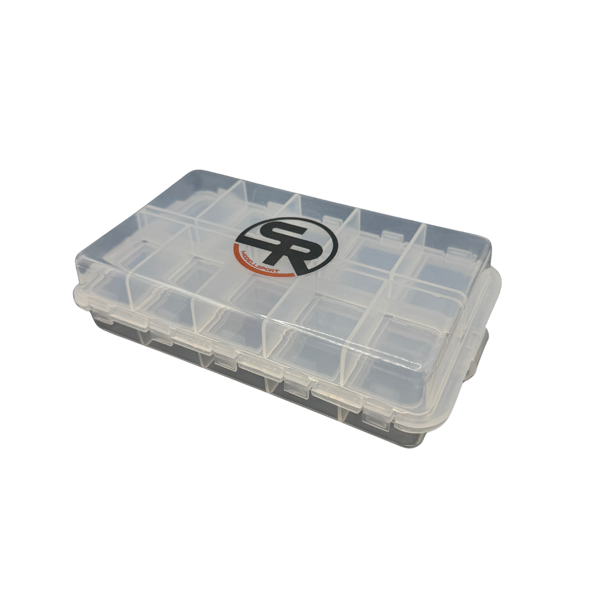 SR-Modellsport Kleinteilebox Doppelseitig Klappbar mit 20 Fächern / 17 x 9,6 x 4,1 cm
