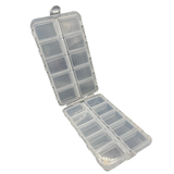SR-Modellsport Kleinteilebox Doppelseitig Klappbar mit 20 Fächern / 17 x 9,6 x 4,1 cm