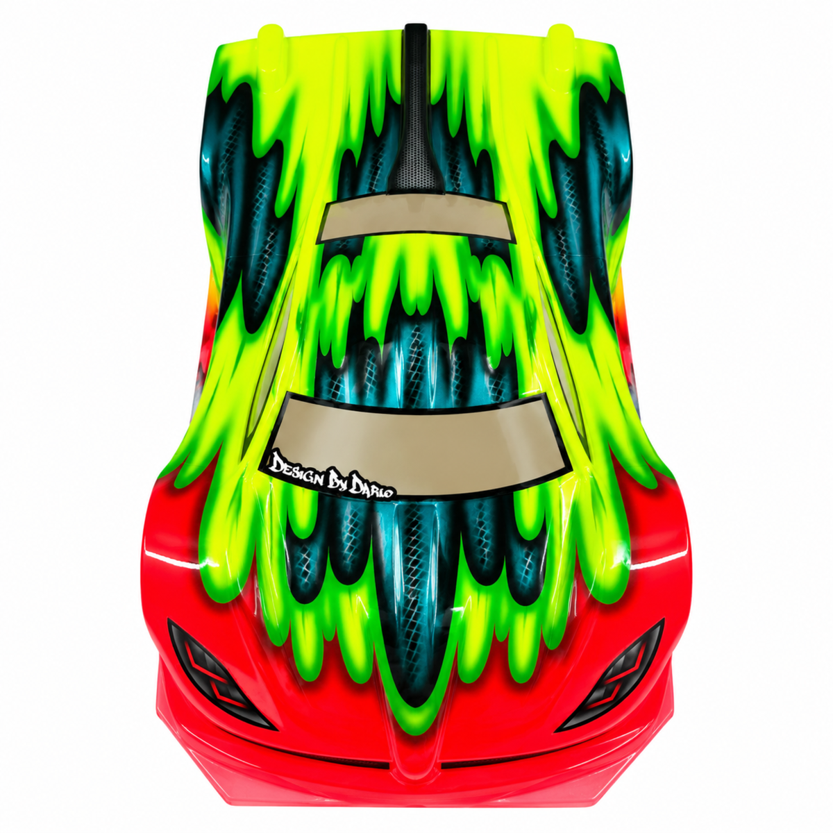 Genius GT Fury 1:8 GT Bodyshell 1mm / Painted – Design #1