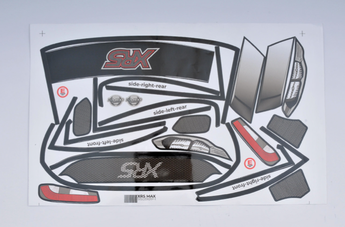 XR-5 Max XL Karosserie Dekorbogen Set