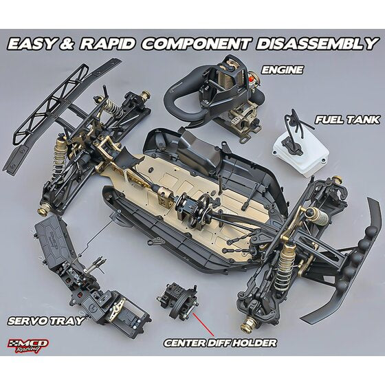 MCD W5 Short Course Max Pro Rolling Chassis